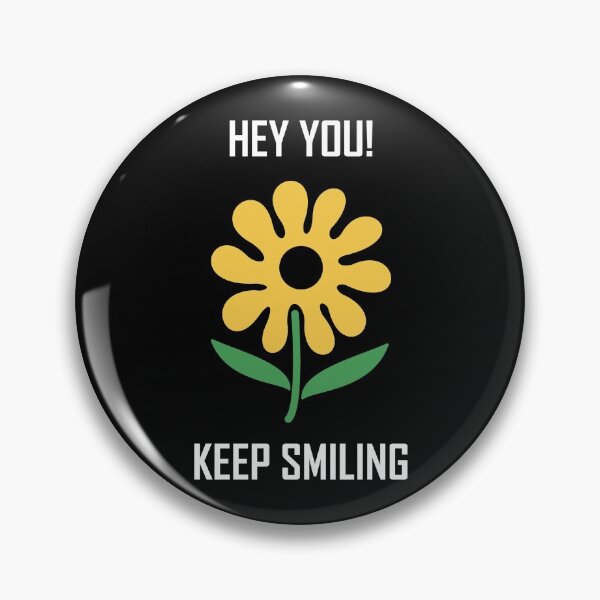 Item preview, Hey You! Keep Smiling - A Smile Makes Life More Beautiful - Stay Positive & Smile All Day - Design for Apparels, Pouches, Spiral Notebooks Etc. designed and sold by ShaykhUmer.