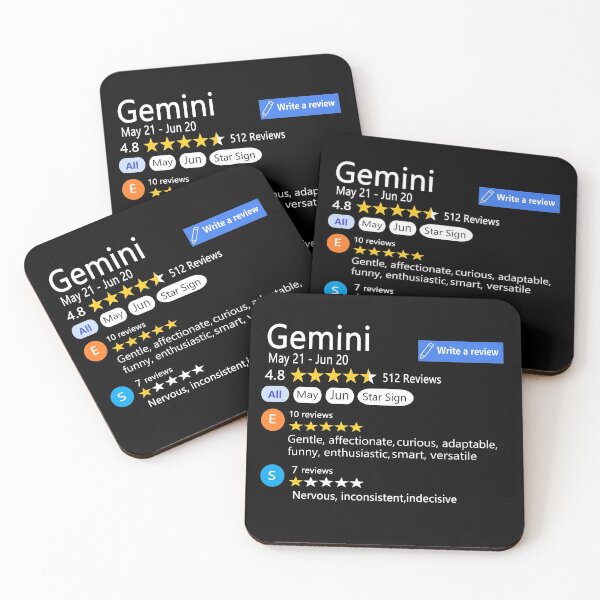 Item preview, GEMINI ZODIAC SIGN REVIEW designed and sold by onemoormove.