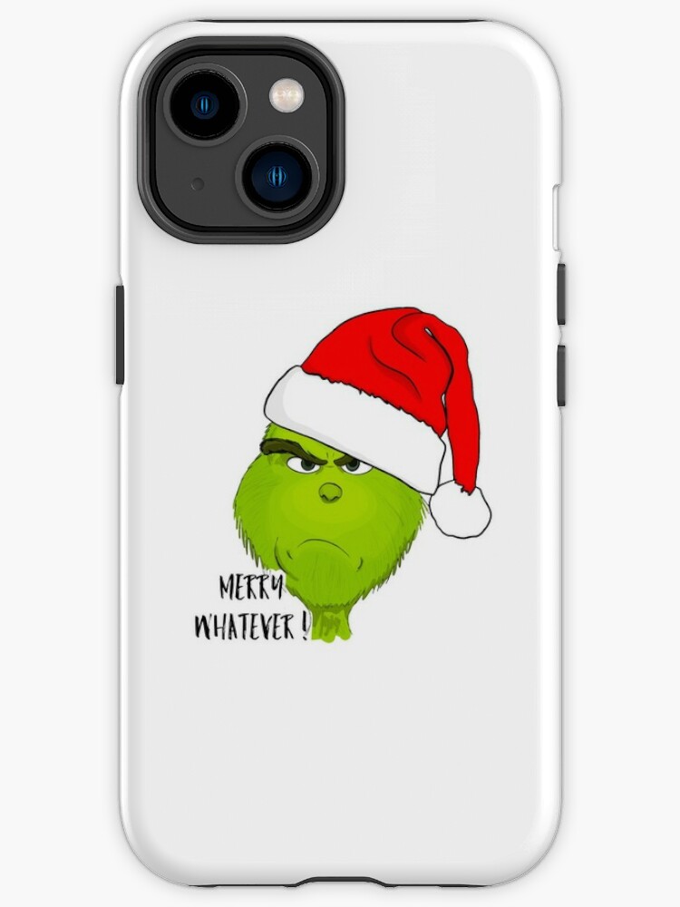 Merry Whatever! - Christmas Grinch  Sticker for Sale by SmokeyxDesigns