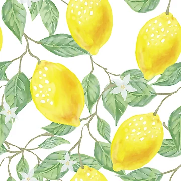 Artwork thumbnail, Lemons Pattern by GoDesign1