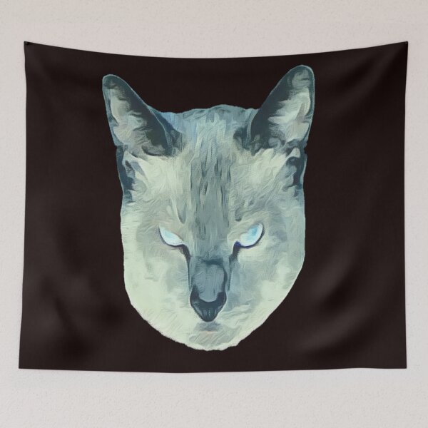 Item preview, popping cat siamese kitty designed and sold by rustycatart.