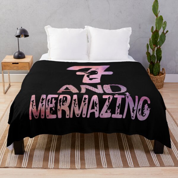 Item preview, 7 And Mermazing Girl 7th Birthday Mermaid Lover Party product designed and sold by Grabitees.
