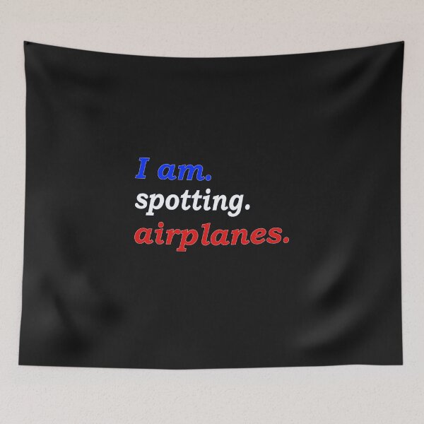 Item preview, I am spotting airplanes - Vintage Design Color designed and sold by FouDeeziner.