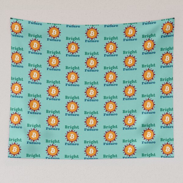 Item preview, Bitcoin Bright Future designed and sold by Cryptotease.
