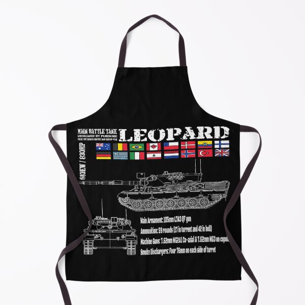 Item preview, Leopard Main Battle Tank 1A4 - white for drak background merch designed and sold by shaynetwright.