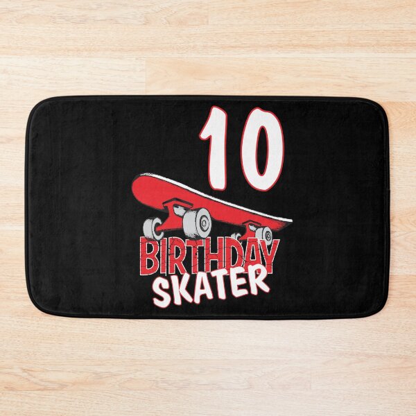 Item preview, 10th Birthday Skater Kids Skate Park Lover B-day Party print designed and sold by Grabitees.