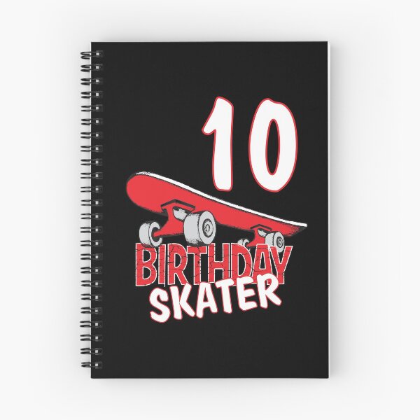 Item preview, 10th Birthday Skater Kids Skate Park Lover B-day Party print designed and sold by Grabitees.