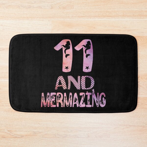 Item preview, 11 And Mermazing Girl 11th Birthday Mermaid Lover Party product designed and sold by Grabitees.