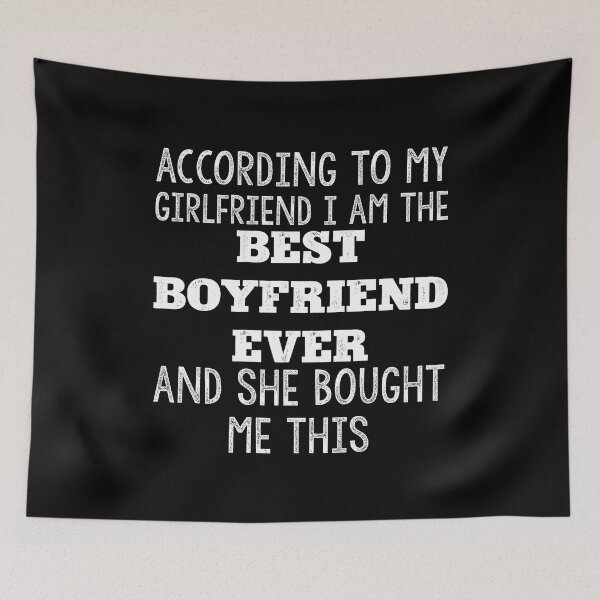 Item preview, Valentine's Day Best Boyfriend Ever Funny Novelty Slogan Birthday Xmas Gift Slogan Girlfriend designed and sold by Akmloza.
