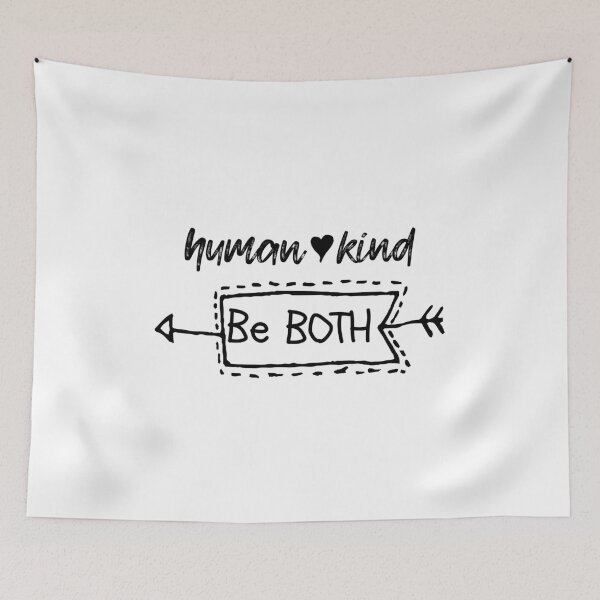 Item preview, Human kind Be both/best gift for people that love kindness and are polite , best gift for father mother  designed and sold by charaf19.