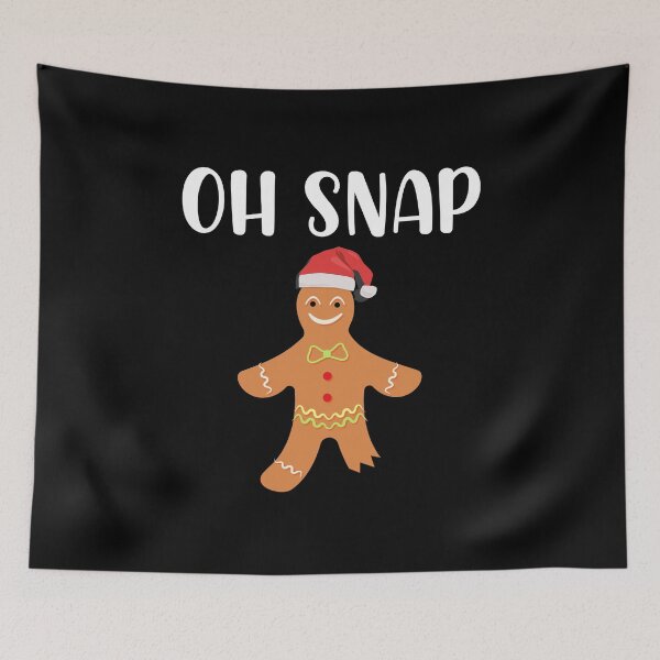 Item preview, Christmas Oh Snap Gingerbread Funny Holiday designed and sold by haselshirt.