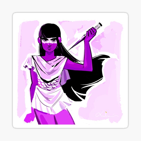 Lore Olympus Artemis Stickers Redbubble