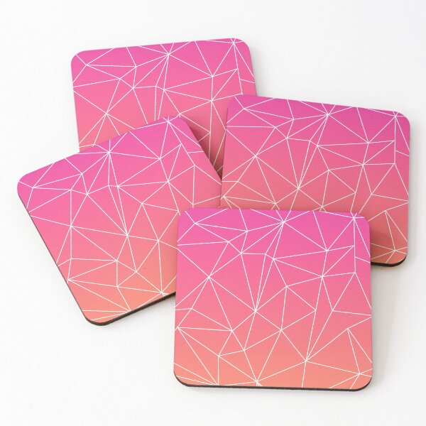 Item preview, Pink oragne colorful Seamless Geometric Triangles Pattern designed and sold by Mo5tar.