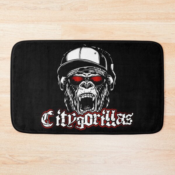 Item preview, City gorilla with cap and red sunglasses designed and sold by froggy-stylecom.
