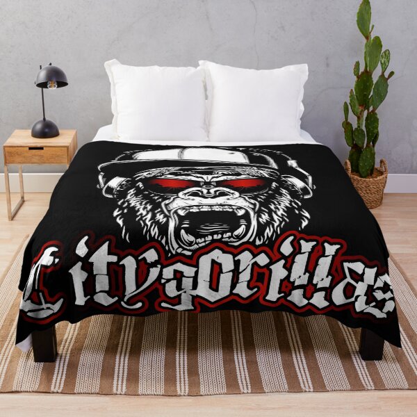 Item preview, City gorilla with cap and red sunglasses designed and sold by froggy-stylecom.