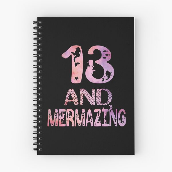 Item preview, 13 And Mermazing Girl 13th Birthday Mermaid Lover Party graphic designed and sold by Grabitees.
