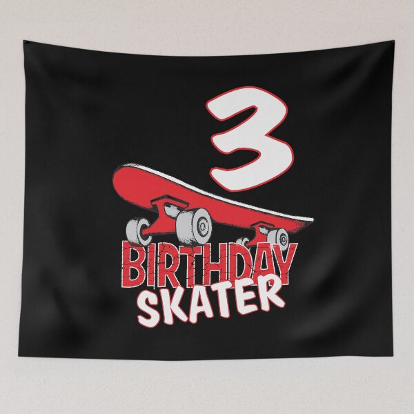 Item preview, 3rd Birthday Skater Kids Skate Park Lover B-day Party product designed and sold by Grabitees.