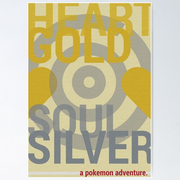 Pokemon Gold Silver Game Poster 1 - Inspire Uplift