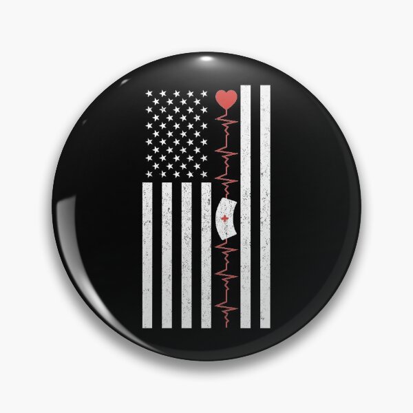 Item preview, Patriot Red Line Nurse designed and sold by livegood.