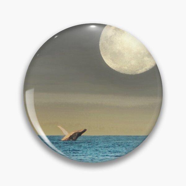 Item preview, full moon an whale designed and sold by marcel-rodrigue.