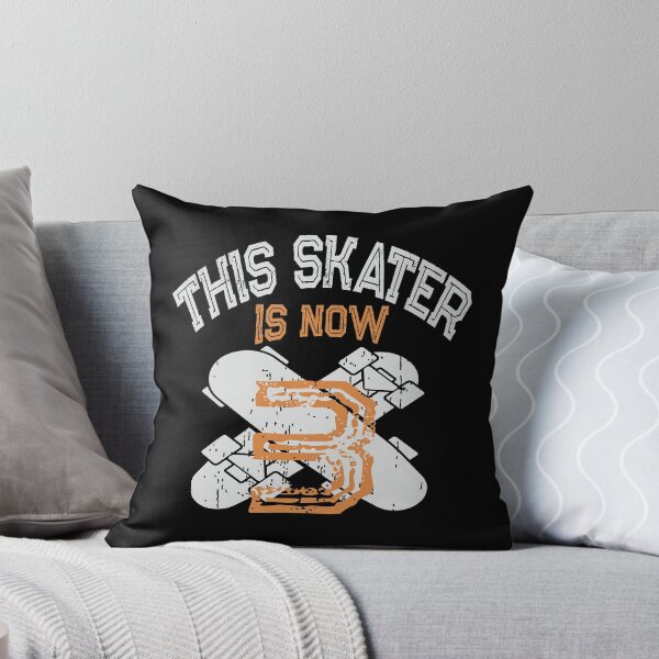 Item preview, This Skater Is Now 3 Years Old Kid 3rd Birthday Skate Lover design designed and sold by Grabitees.