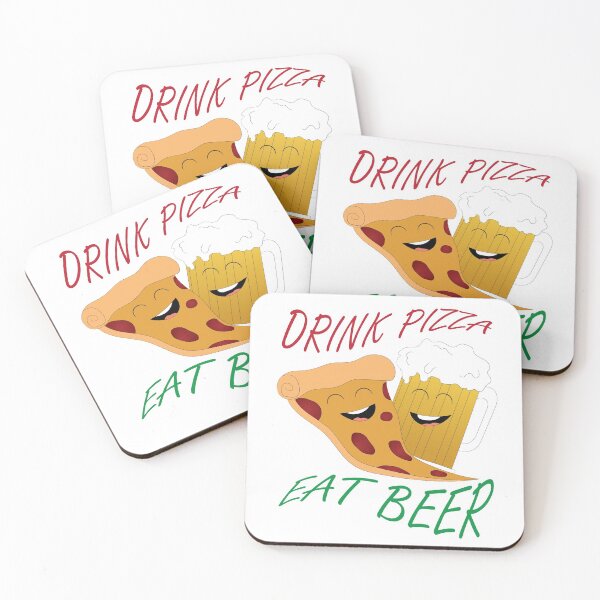 Item preview, Drink Pizza Eat Beer designed and sold by Printend _.