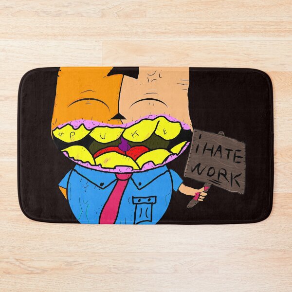 Item preview, i hate work designed and sold by rustycatart.