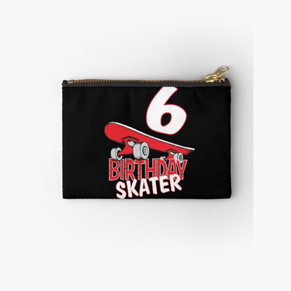 Item preview, 6th Birthday Skater Kids Skate Park Lover B-day Party print designed and sold by Grabitees.