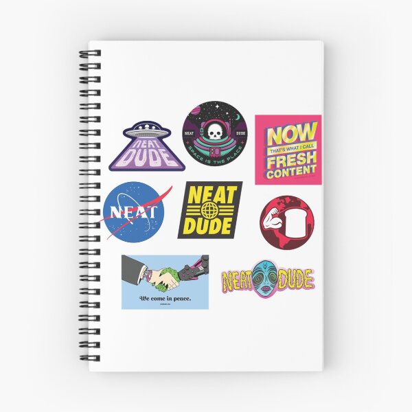 Item preview, Neat Dude | Space Alien Themed Sticker Pack designed and sold by Piosenka Art.
