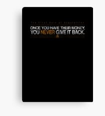 Star Trek - First Rule Of Acquisition - Dirty Canvas Print