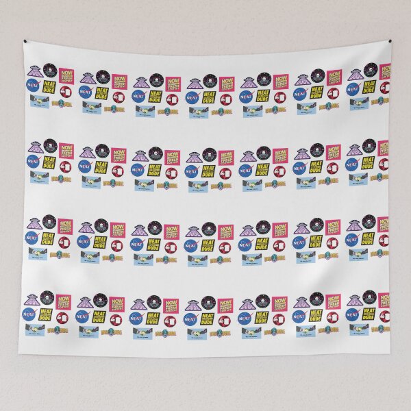 Item preview, Neat Dude | Space Alien Themed Sticker Pack designed and sold by Piosenka Art.