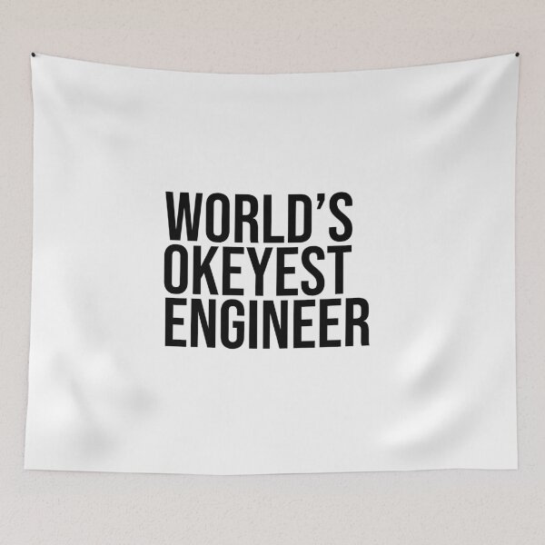Item preview,  WORLD'S OKEYEST ENGINEER : funny engineer gift sarcastic and cool  designed and sold by charaf19.