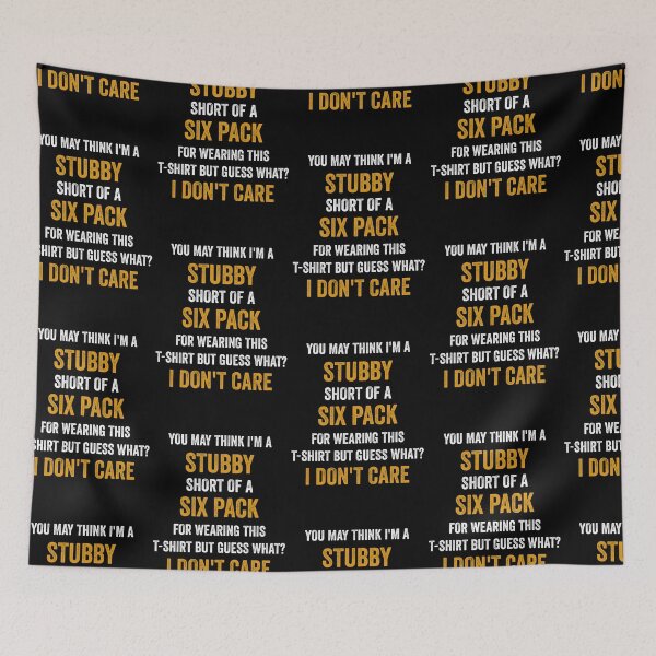 Item preview, Stubby Short of a Six Pack Funny Aussie Slang designed and sold by fantasticpud.