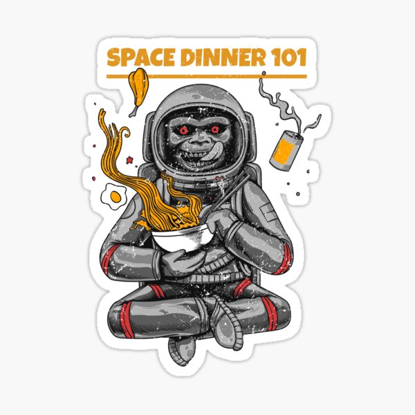 Space Dinner 101 Sticker