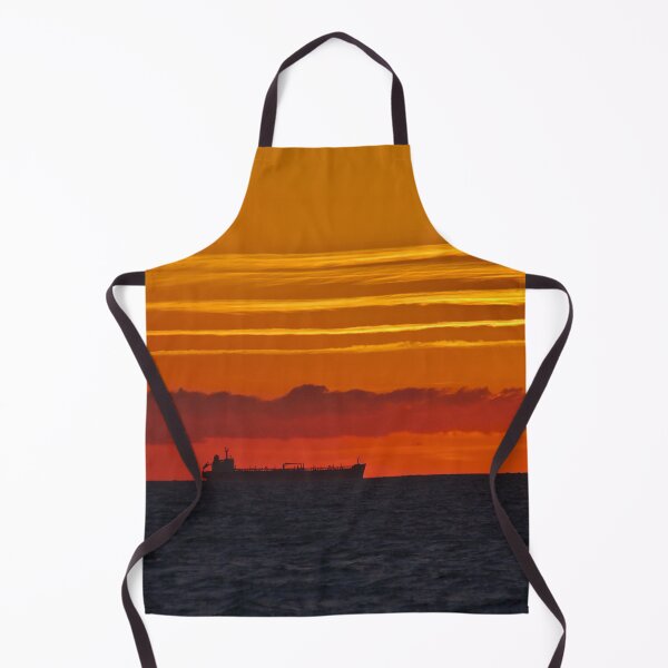 Item preview, Sunrise over Sandown Bay with Ship Silhouette designed and sold by Jeremy Hayden.