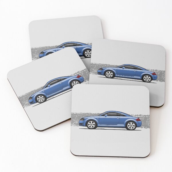 Item preview, My hand drawing of the blue German coupe designed and sold by designjaag.