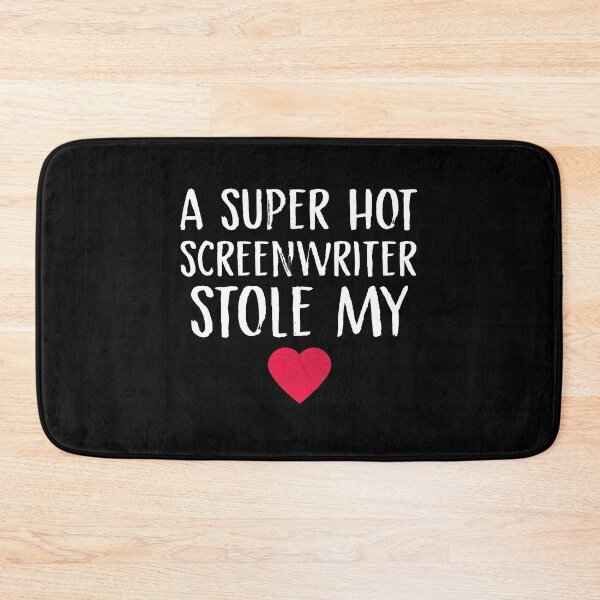 Item preview, A Super Hot Screenwriter Stole My Heart Screenwriter Wife Screenwriter Husband Screenwriter Valentines Day designed and sold by Akmloza.