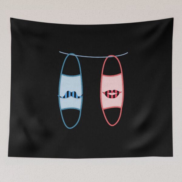 Item preview, Cute Couple Valentines date social distancing #2 designed and sold by Roy Store.