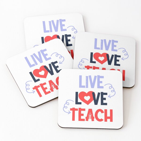 Item preview, live love teach school design for teachers designed and sold by AnujShah7.