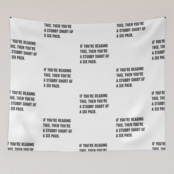 Item preview, Stubby Short of a Six Pack Funny Aussie Slang designed and sold by fantasticpud.