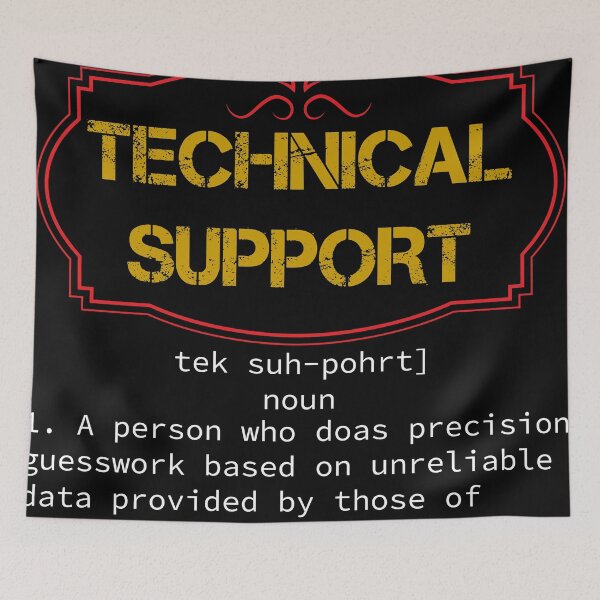 Artikelvorschau, Tech Support Definition - Lustiges Computer Nerd Geschenk entworfen und verkauft von WhiteTears.