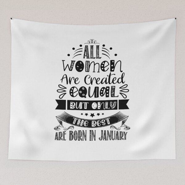 Item preview, Birthday Month January The Best Lady Vintage Gift designed and sold by Renergie.