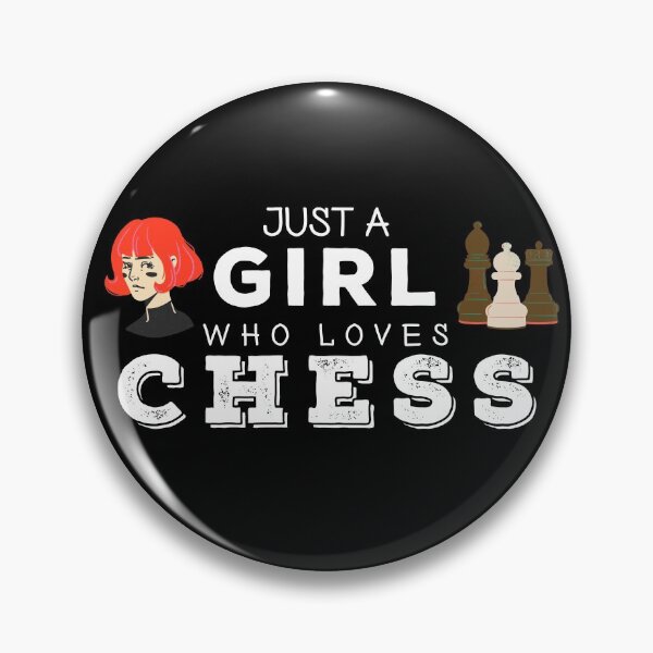 Item preview, Just a girl who loves Chess  designed and sold by Atleta-Cali.