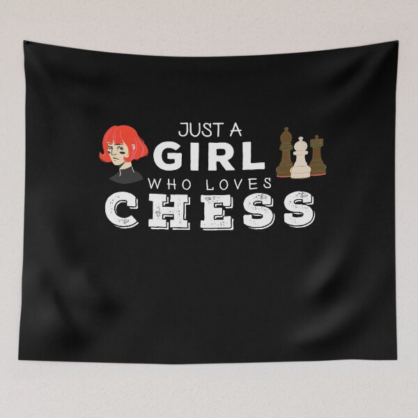 Item preview, Just a girl who loves Chess  designed and sold by Atleta-Cali.