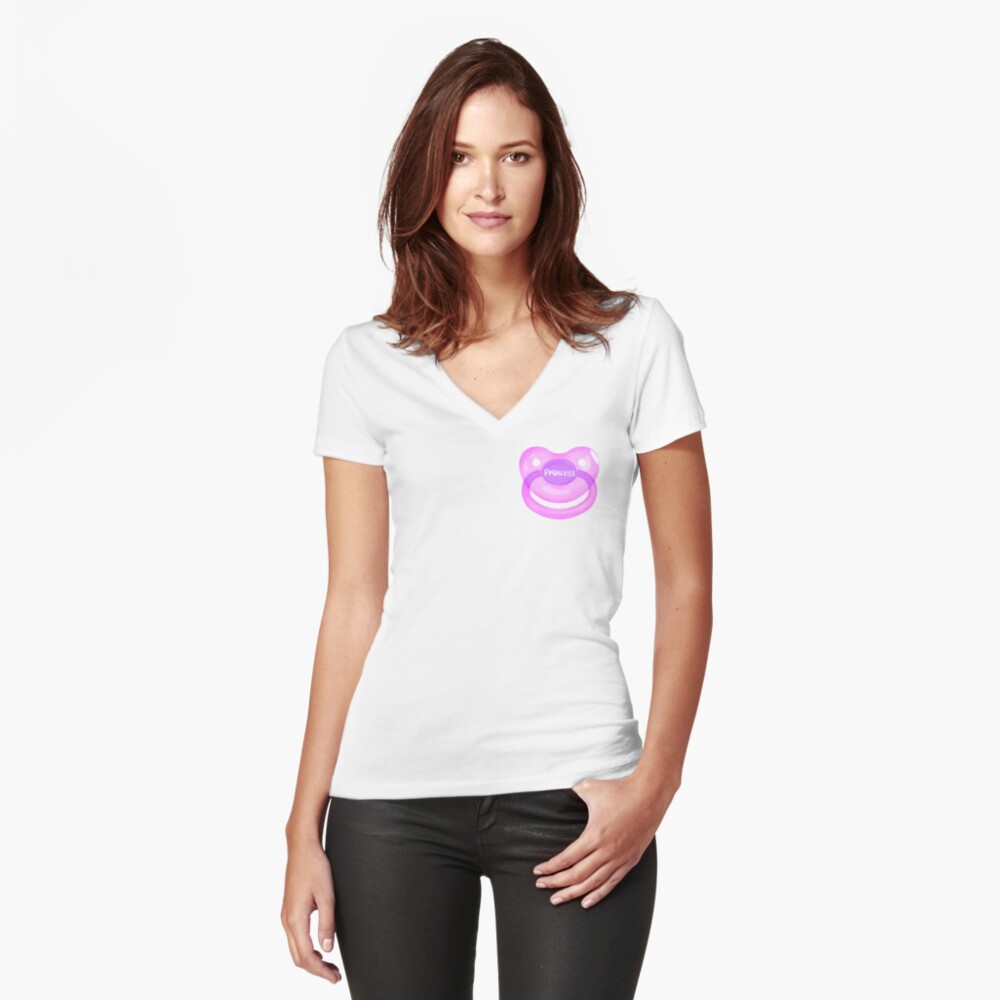 Item preview, Fitted V-Neck T-Shirt designed and sold by kayceebatman.