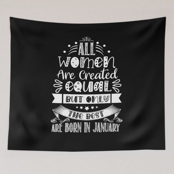 Item preview, Birthday Month January The Best Lady Vintage Gift designed and sold by Renergie.