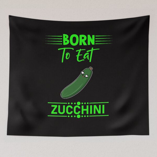 Item preview, Zucchini vegetable vegan saying designed and sold by Imutobi.
