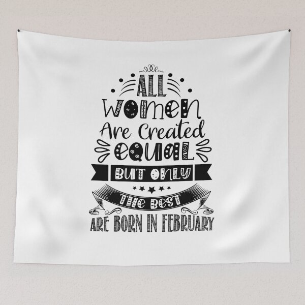 Item preview, Birthday Month February The Best Ladies  Gift designed and sold by Renergie.