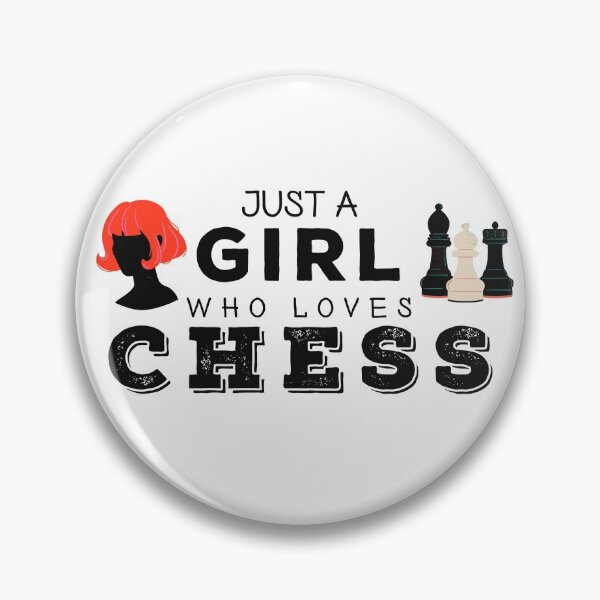 Item preview, Just a girl who loves Chess - queen designed and sold by Atleta-Cali.