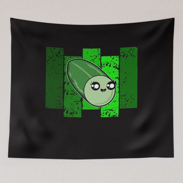 Item preview, Zucchini Retro Cucumber Vegetable designed and sold by Imutobi.